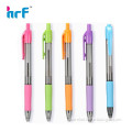 Colorful Plastic Pen With Rubber Grip